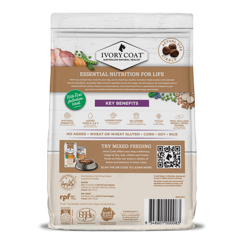 Ivory Coat DOG 狗糧 Grain Free【Turkey】Mature Dog 無穀物 低脂火雞肉 老年犬 13kg (訂貨需時3-5天)(IST13)